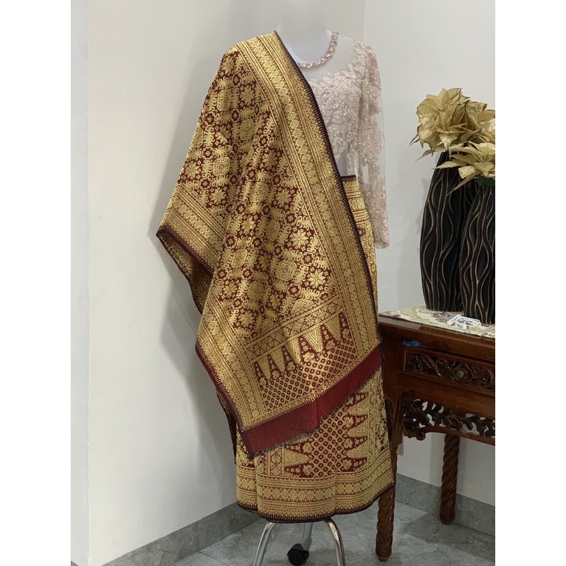 Songket Palembang Berlian ori
