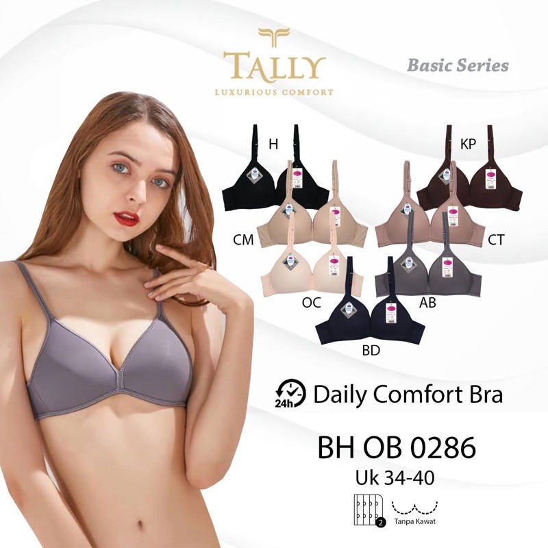 BH | Bra Scalen Tanpa Kawat dan Busa Tipis By TALLY 0286