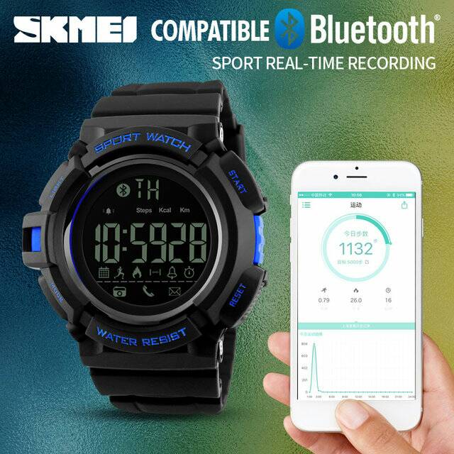 Skmei 1245 digital Bluettoth original WR