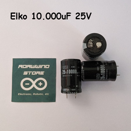 Capacitor Elco 10000uF 25V 10KuF Kapasitor Elko 10000 uF 10K uF