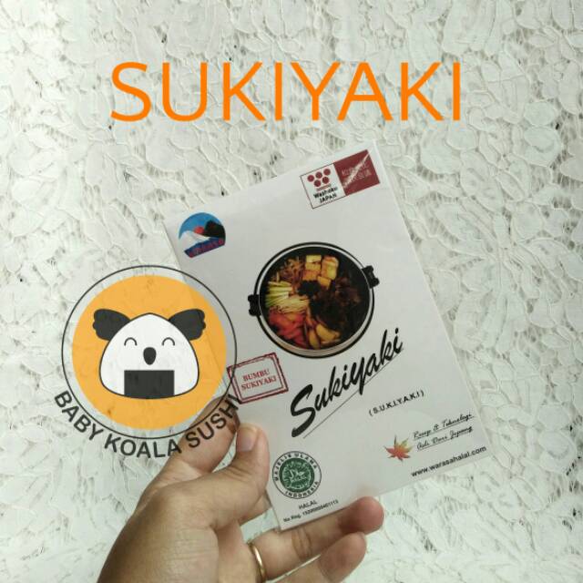 WARASA Bumbu Sukiyaki Instan 37 ml Halal │ Kuah Sukiyaki Ala Jepang Praktis