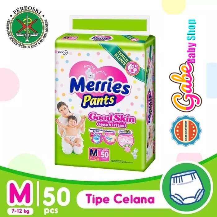 MERRIES PANTS GOOD SKIN M 50 POPOK SEKALI PAKAI M50