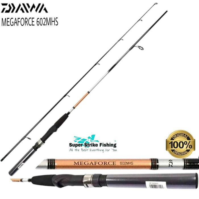 alat pancing mantul habis Rod Joran Pancing Daiwa Megaforce /Mega Force 602MHS 180 20lb Original