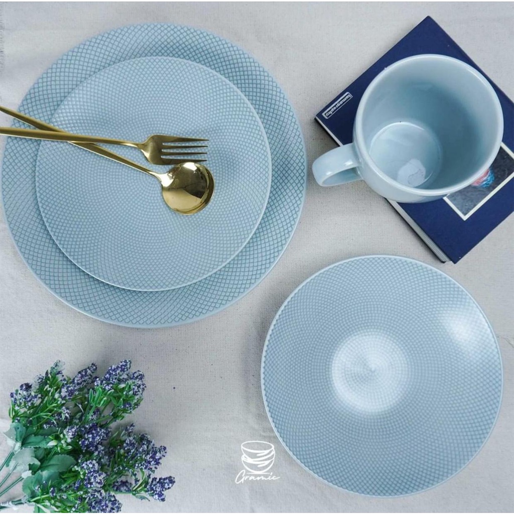 Set Piring Cantik / Piring Keramik / Hampers Piring / Dinner Set