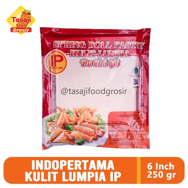 

Indopertama Kulit Lumpia IP Ukuran 6 Inch 250 gr