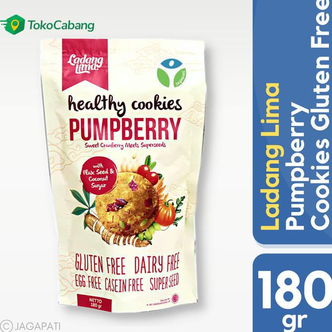 

Diskon Ladang Lima - Pumpberry Cookies - Kue Kering - No MSG - 180gr Diskon
