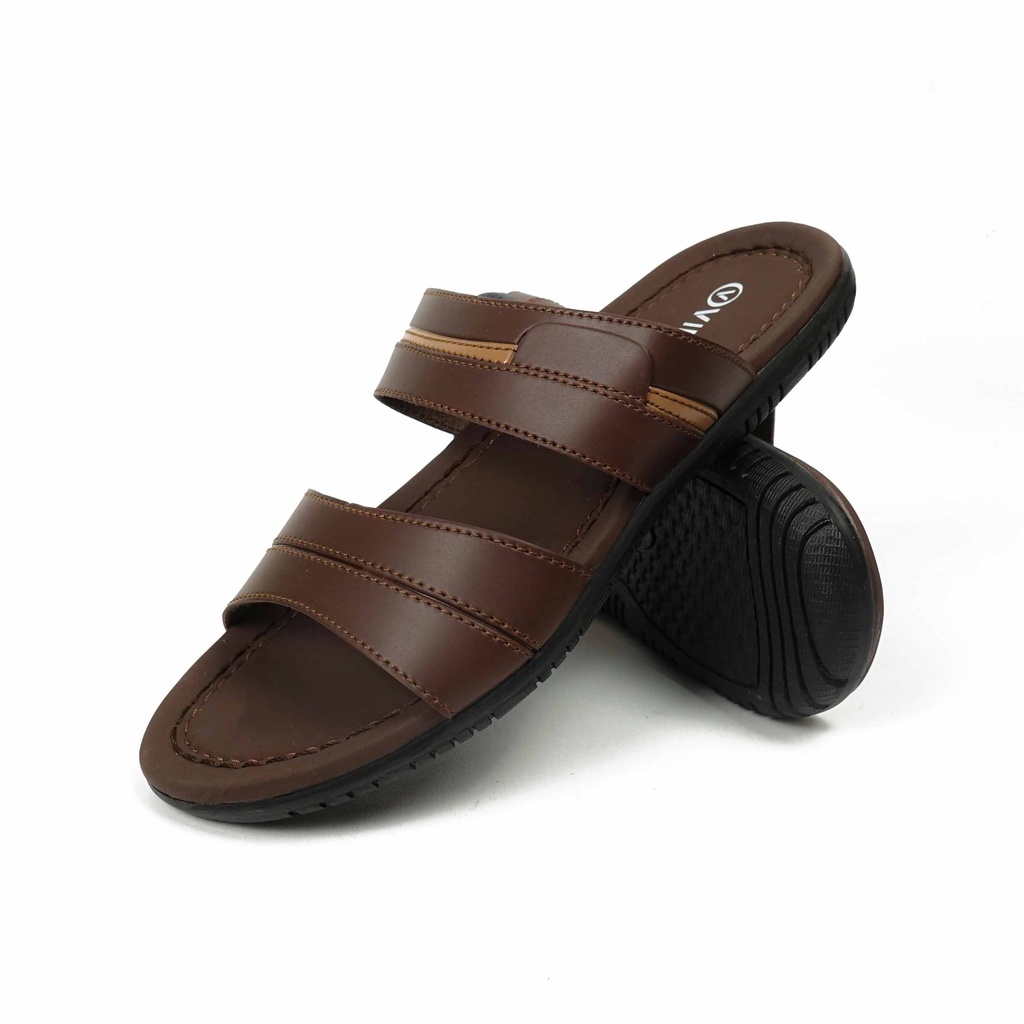 Sandal Kasual Pria Dewasa Model Selop Distro Harga Murah VINCI 11