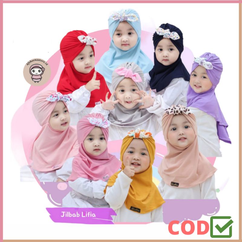 jilbab LIFIA | Jilbab anak | ready size S