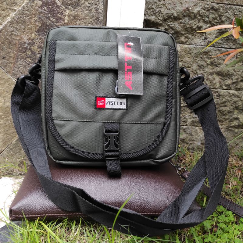 Sling Bag Pria Waterproof PREMIUM | Tas Bahu Pria Original ASTIN Best Model | Tas Selempang Pria Spesial Edisi