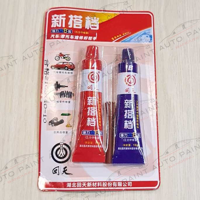 

Lem Super Glue A+B Metal Repairing Adhesive Sealant 20 g