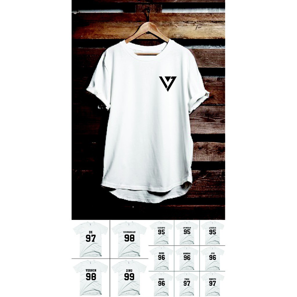 KAOS T-SHIRT KPOP SEVENTEEN (VERNON JEONGHAN DLL)