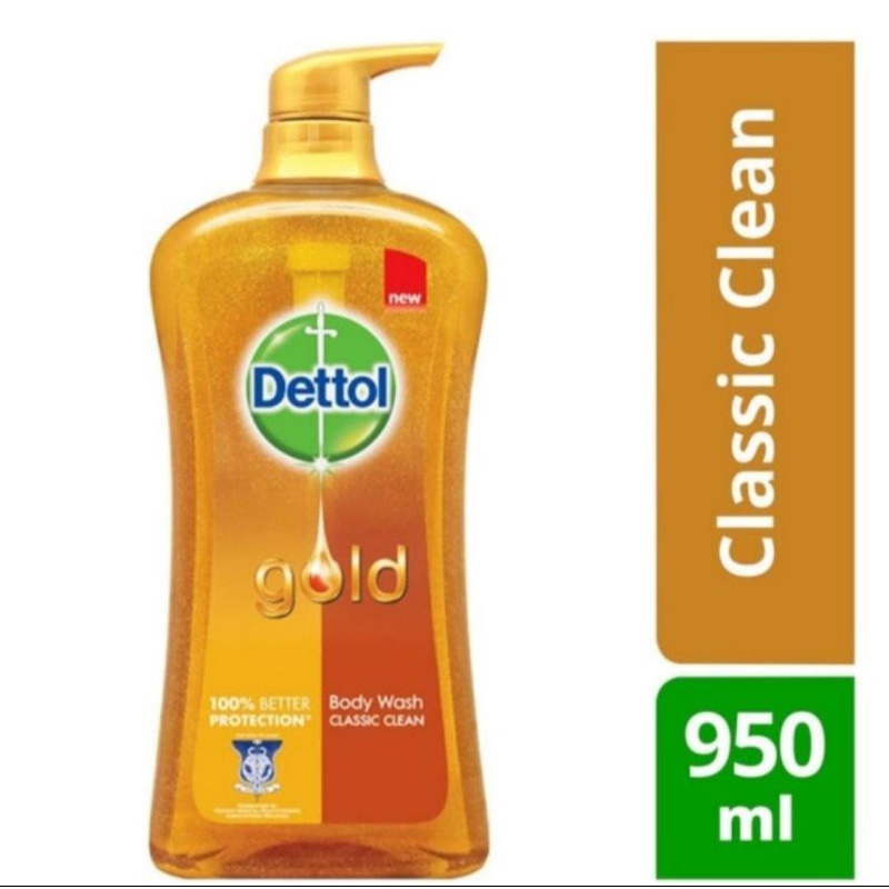 Dettol body wash gold 625ml/950ml