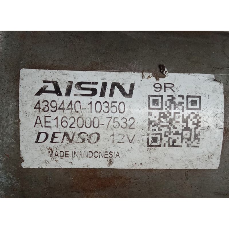 Motor Dc Gearbox Aisin Denso 12V 20rpm