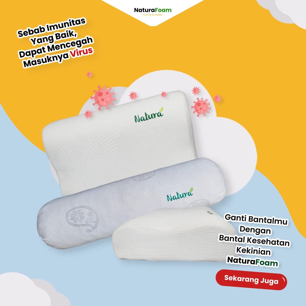 Bantal Contour Memory Foam Untuk Kesehatan Tidur Anda