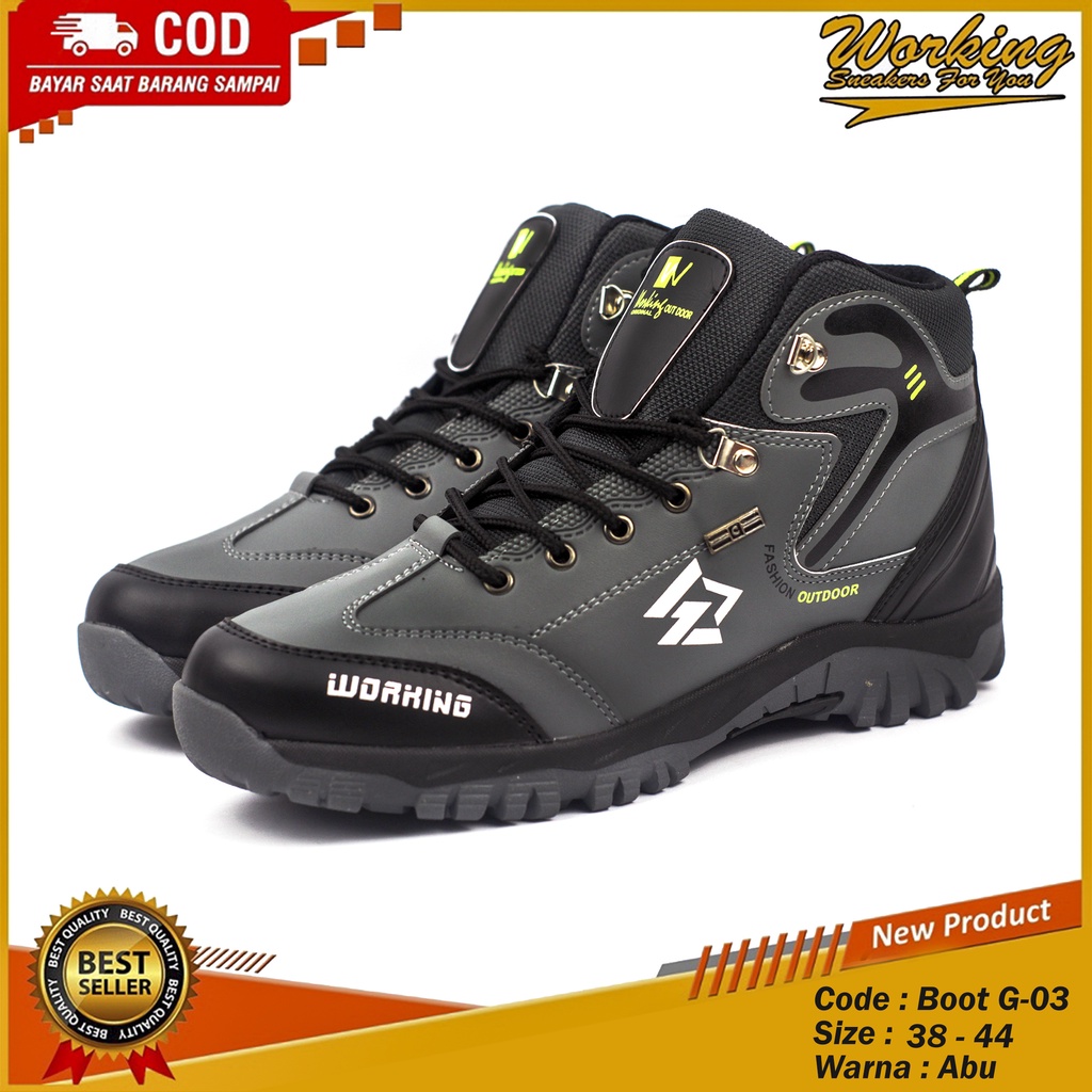 Working Sneakers For You Sepatu Boot Hiking G-03