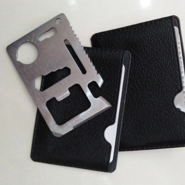 Penggaris Kartu Multi Tool Card Stainless