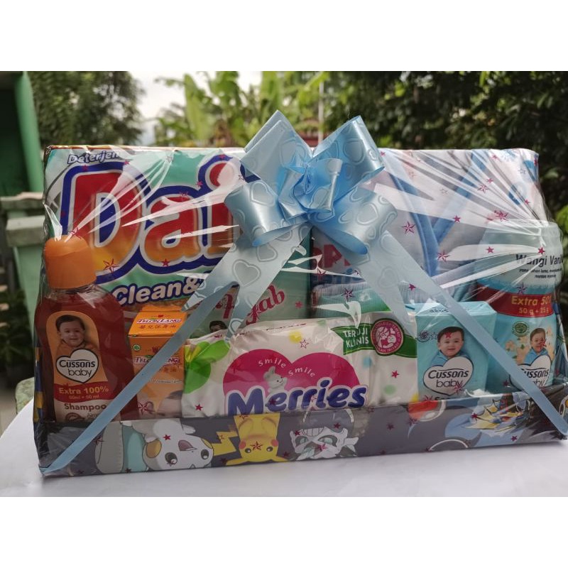 parcel bayi murah lengkap kado bayi laki laki permpuan lengkap promo kado bayi hadiah anak laki laki perempuan murah lengkap perlengkapan bayi kecantiakan bayi gendongan bayi kartu ucapan bayi hempers baby kecantikan bayi