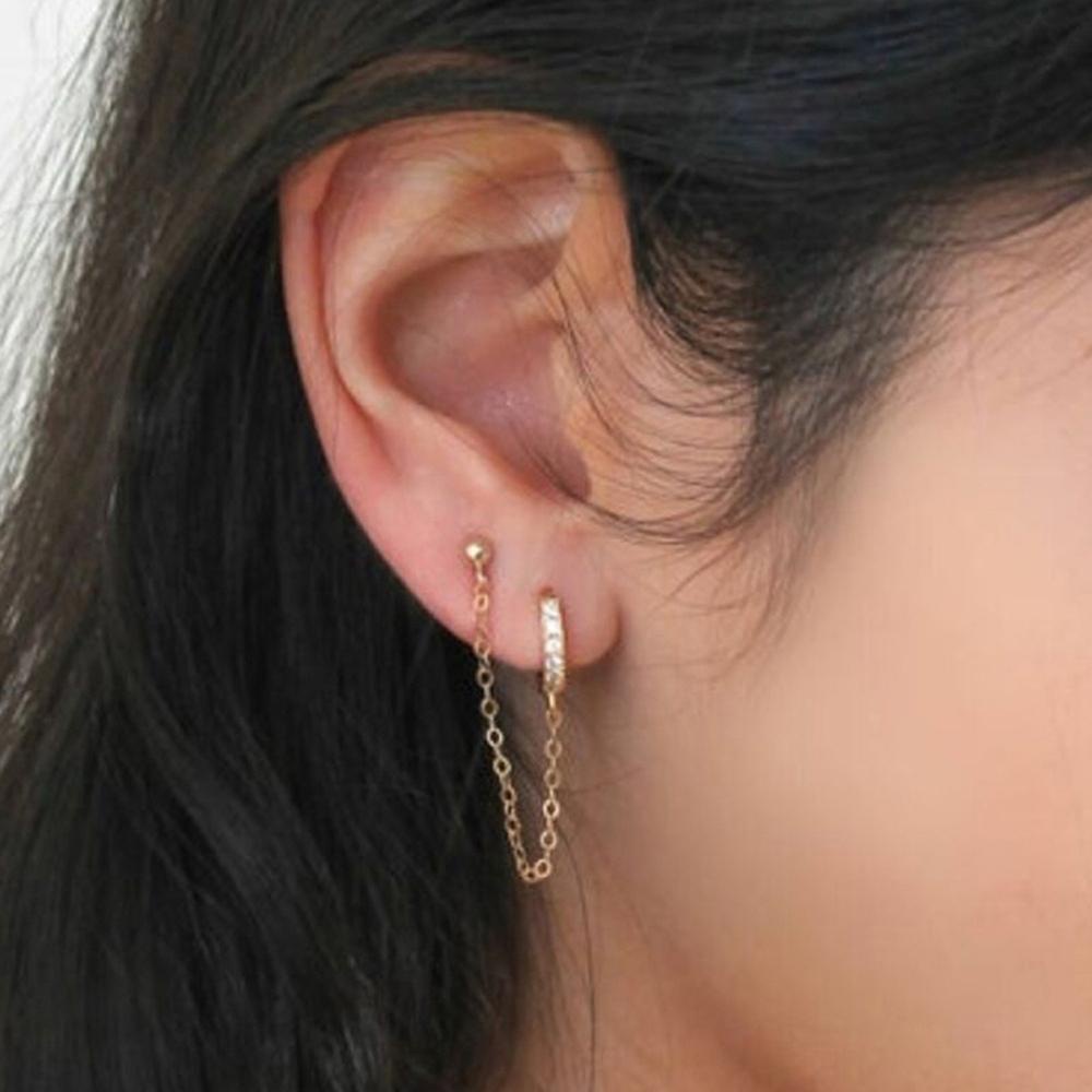 Rebuy Drop Menjuntai Earing Baru Manis Wanita Hewan Gadis Kristal Fashion Perhiasan