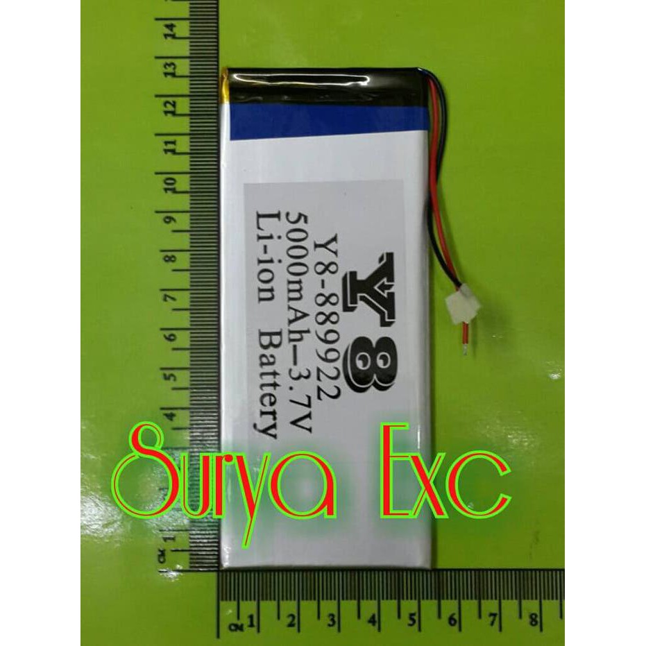 Baterai Tablet Tab Advan / China (2 Kabel) 5000Mah 12.6Cm X 5.3Cm F2B4