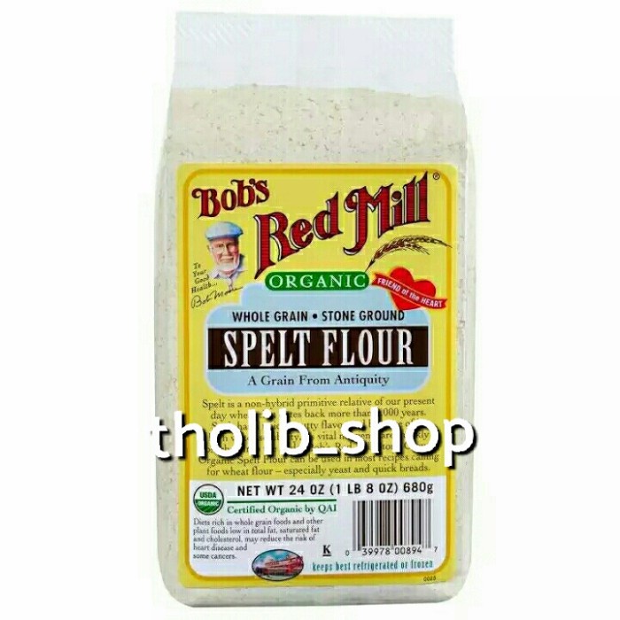 

bob's red mill organic splet flour 680gr