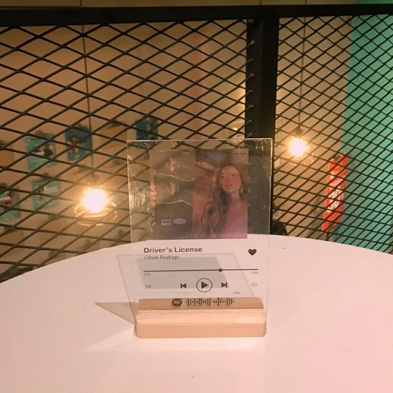 CUSTOM Acrylic BUNDLE With Stand | (REAL PIC) | Spotify, Photocard, Certificate, Netflix, dll |