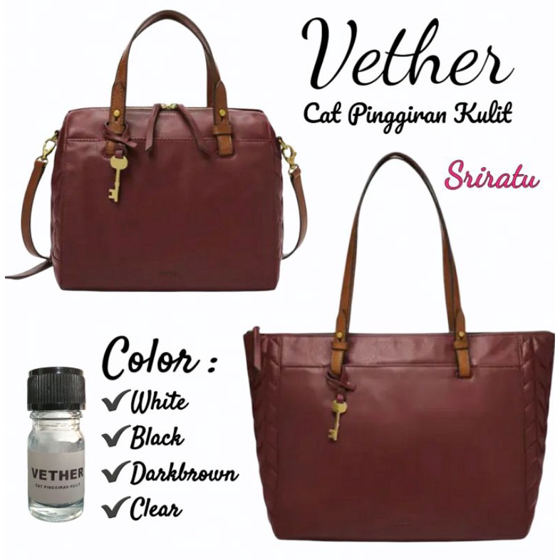 VETHER-CAT PINGGIRAN KULIT-CAT TEPIAN KULIT-LEATHER EDGE PAINT