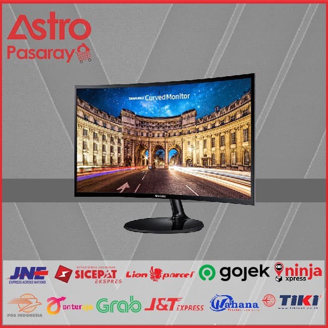 Monitor Led Samsung F390 Curve - 24 Inch PC Komputer - HDMI/VGA IN