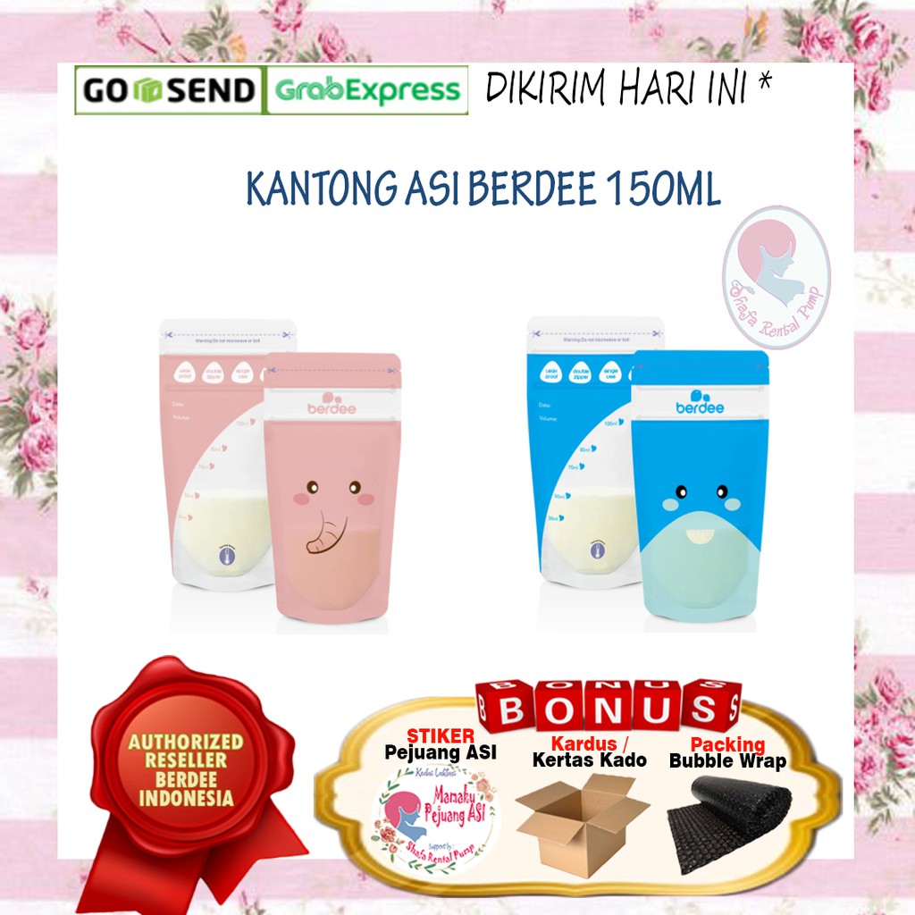 Kantong ASI Berdee / Plastik ASI Berdee 150ml