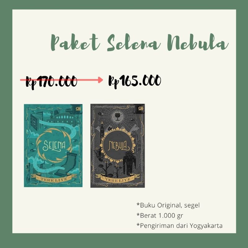 Novel Selena Nebula - Tere Liye - Serial Bumi
