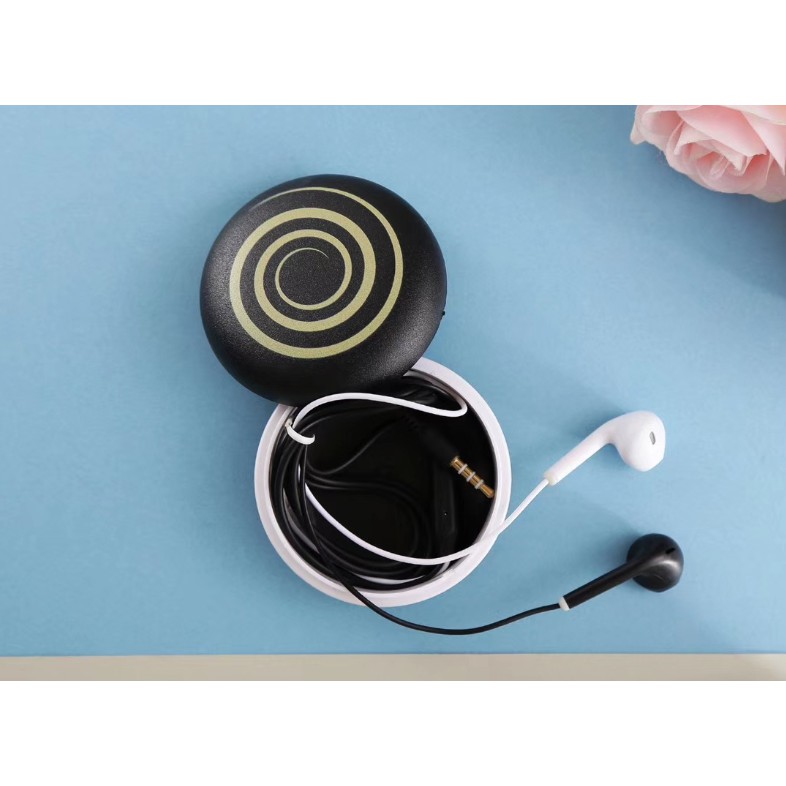 [XY-13] Headset Earphone Permen Candy LOLLIPOP / Wadah Earphone Motif LOLLIPOP Permen Lucu Simple