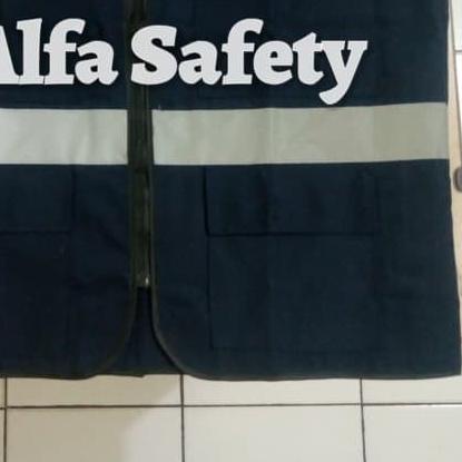 ➩ Rompi Drill Safety Biru navy ➯