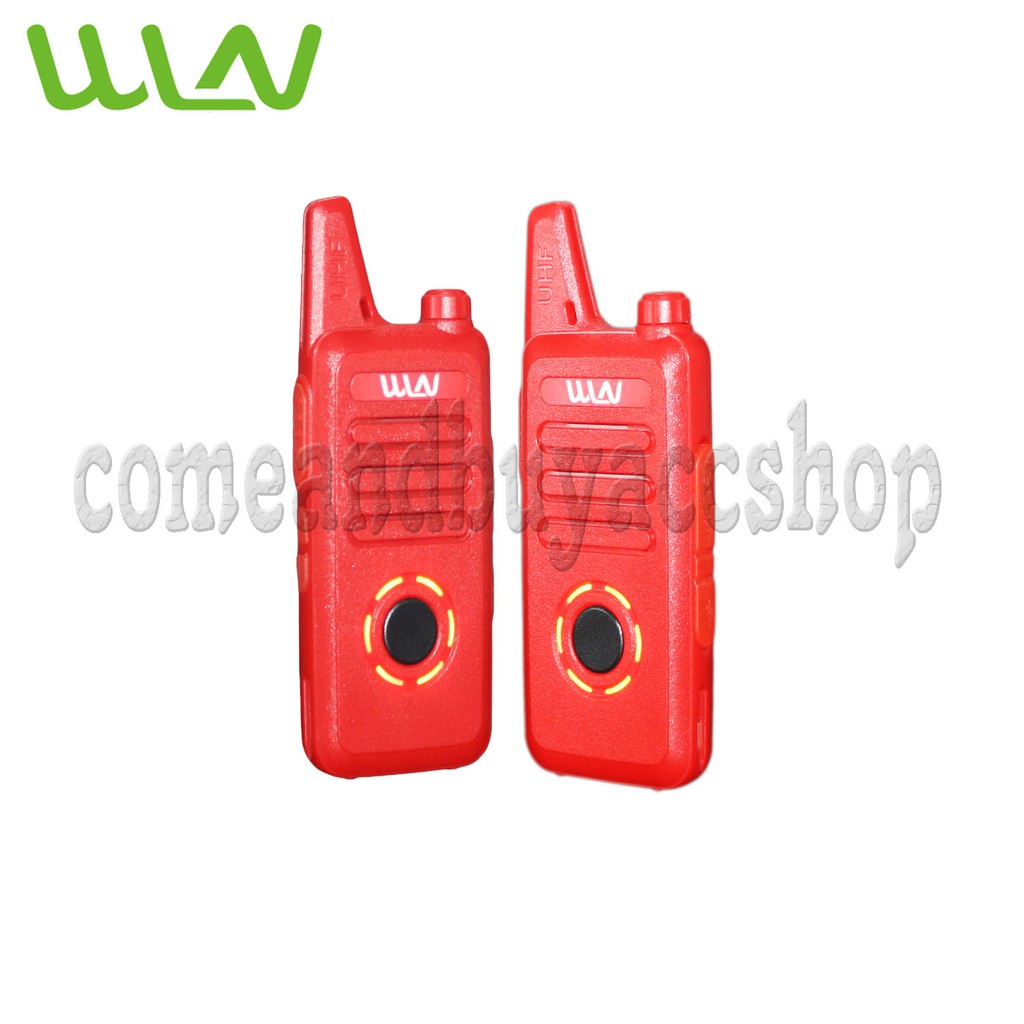 Walkie Talkie WLN HT Two-Way Radio KD-C1 (Dengan Layar Digital)-Merah
