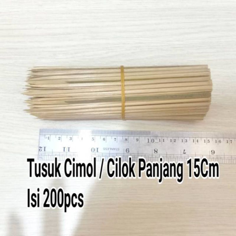 Jual Tusuk Sate 15 Cm Isi 200 Pcs Shopee Indonesia