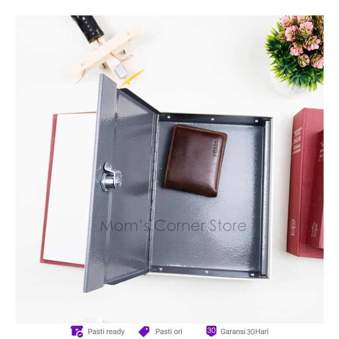 Unik Brankas Buku - Lock Book Storage L Size Berkualitas