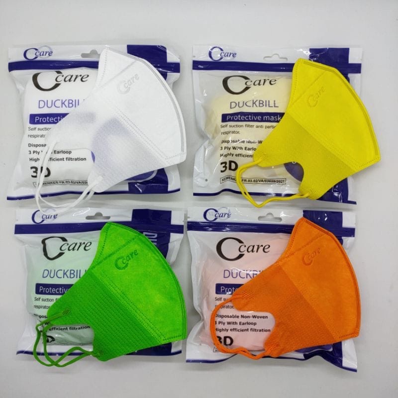 masker duckbill c-care/masker Duckbill alkindo isi 20pcs