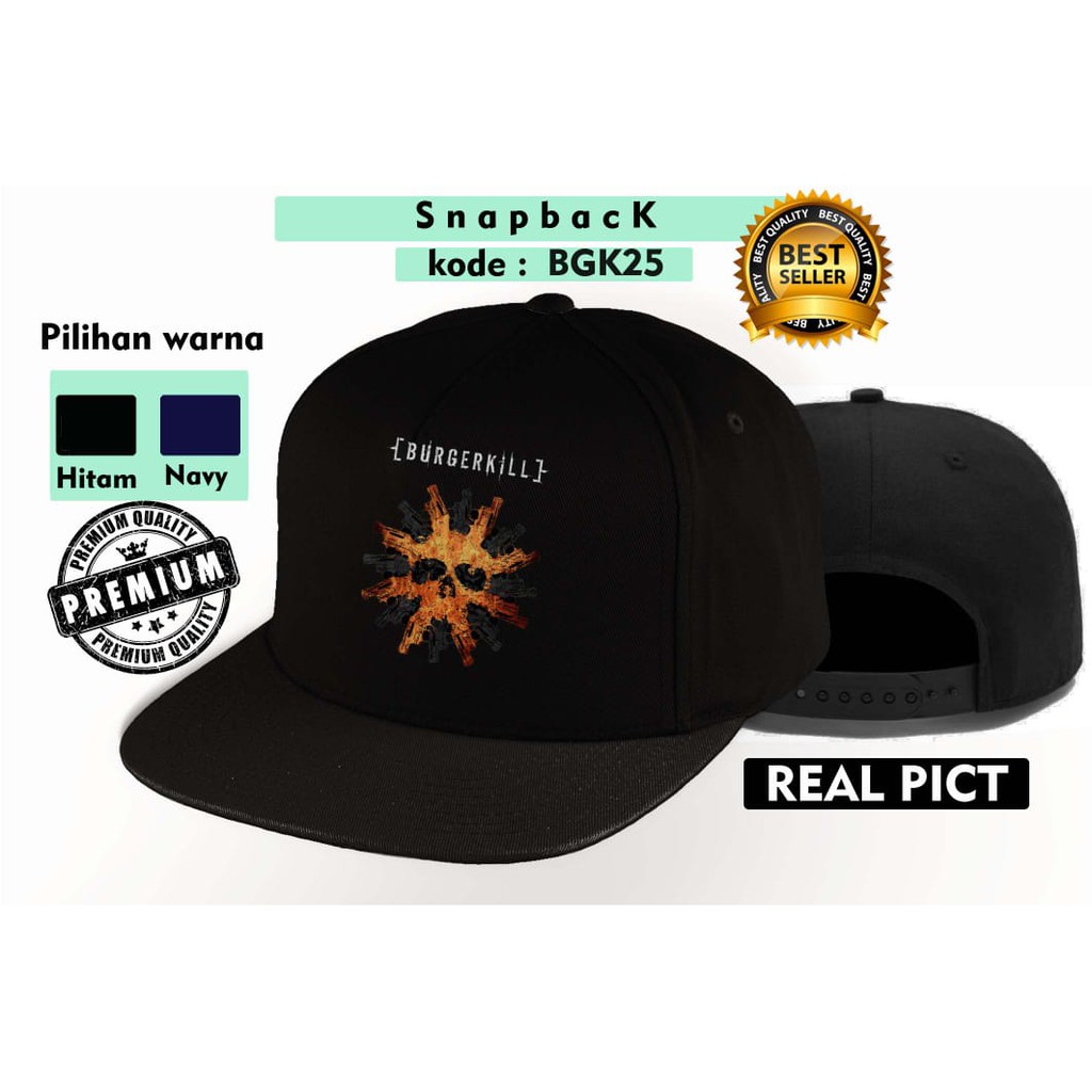 TOPI BURGERKILL BAND-TOPI SNAPBACK BGK25