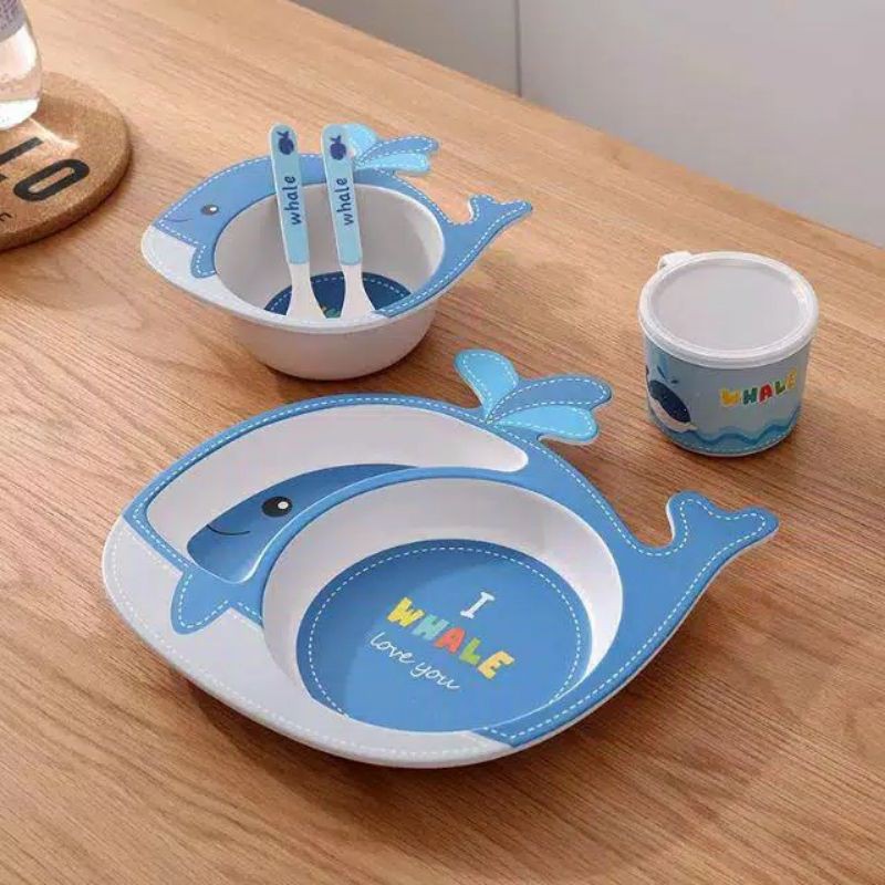 set makan anak 3D/set piring anak