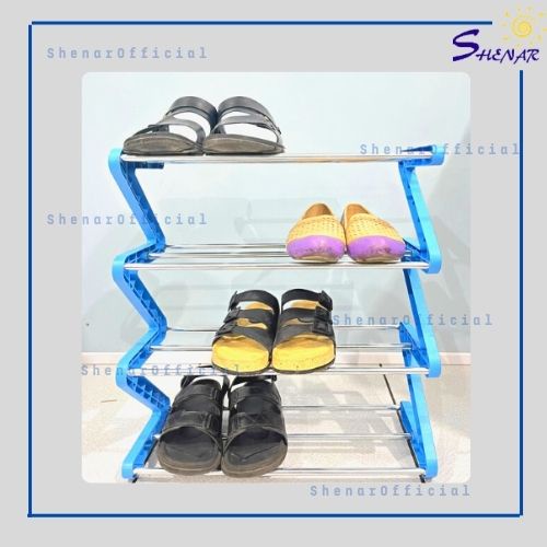 NEW, SHENAR RAK SEPATU TEMPAT PENYIMPAN SANDAL FLAT SHOES RAK SUSUN TINGKAT SERBAGUNA RAK SEPATU Z