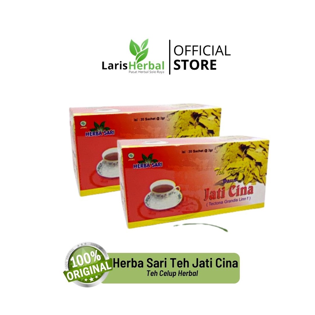 

ORIGINAL HERBA SARI Teh Celup Jati Cina | Teh Herbal Diet & Detox