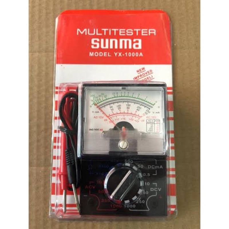 Multitester analog Avometer kecil Avo kecil KISEKI / VIPER/KOSS Mini tester minitester voltmeter 1000A