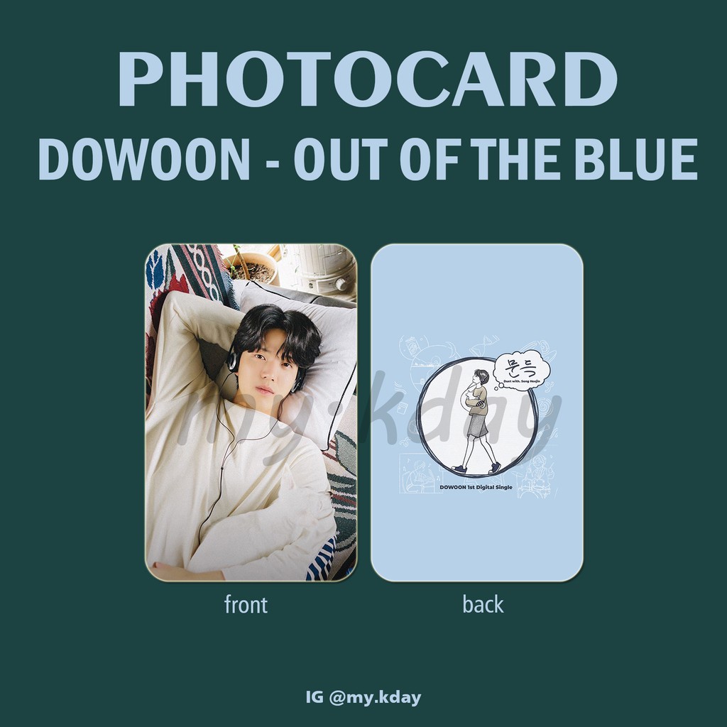 PC-0644, Photocard Dowoon Out of the Blue 2 sisi