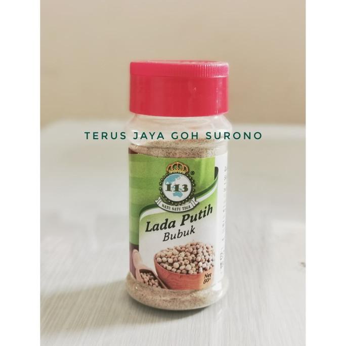 

Bubuk Lada Putih Botol 113 50G
