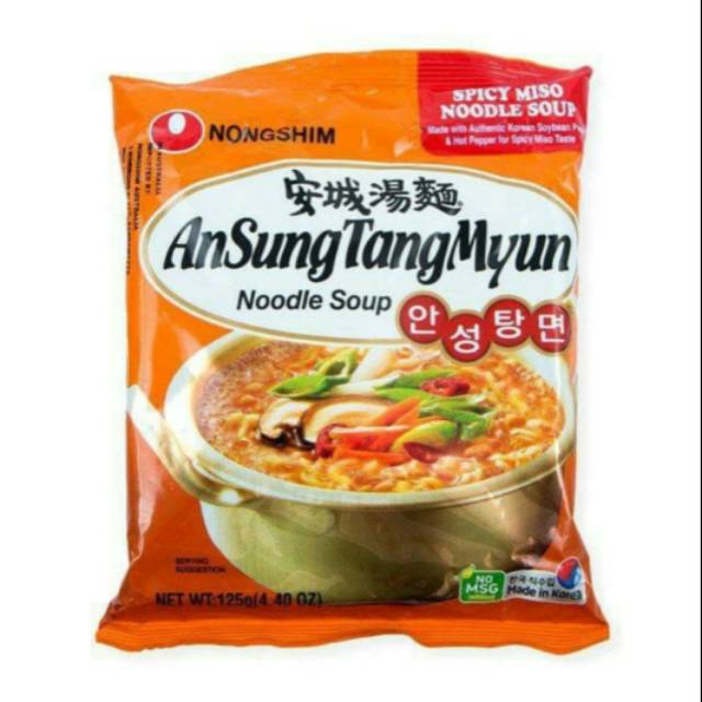 

Nongshim Ansung Tangmyun Spicy Noodle Sup 125 gram