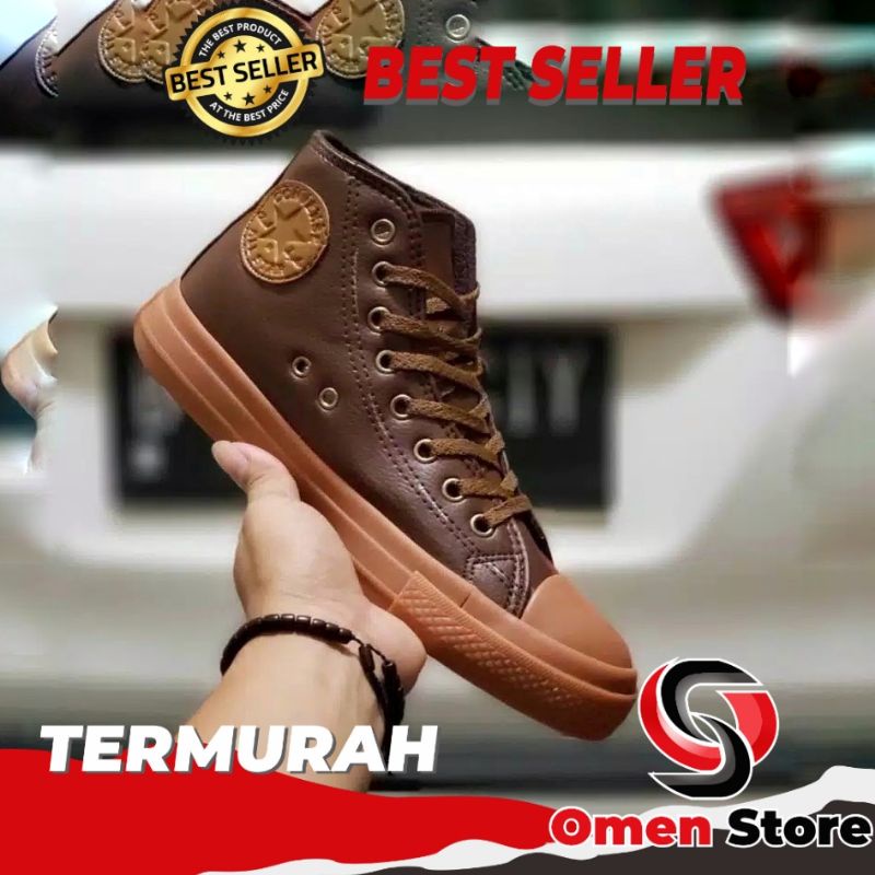 Best Seler Sepatu Converse allstar Kulit Boots