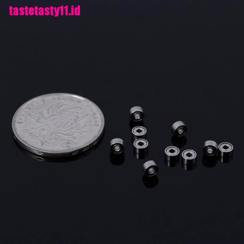 10 Pcs 681XZZ 1.5x4 X 2mm Bola bearings Miniatur Tangan