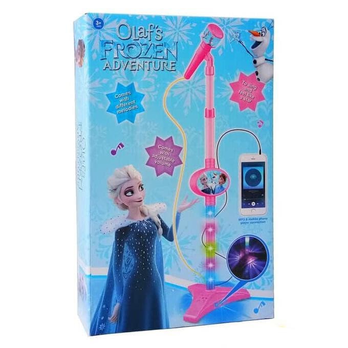 Mainan Anak - Buldozer Remot Kontrol_Mainan Beko Remot Kontrol Mu YA220 Microphone Frozen Biru 801