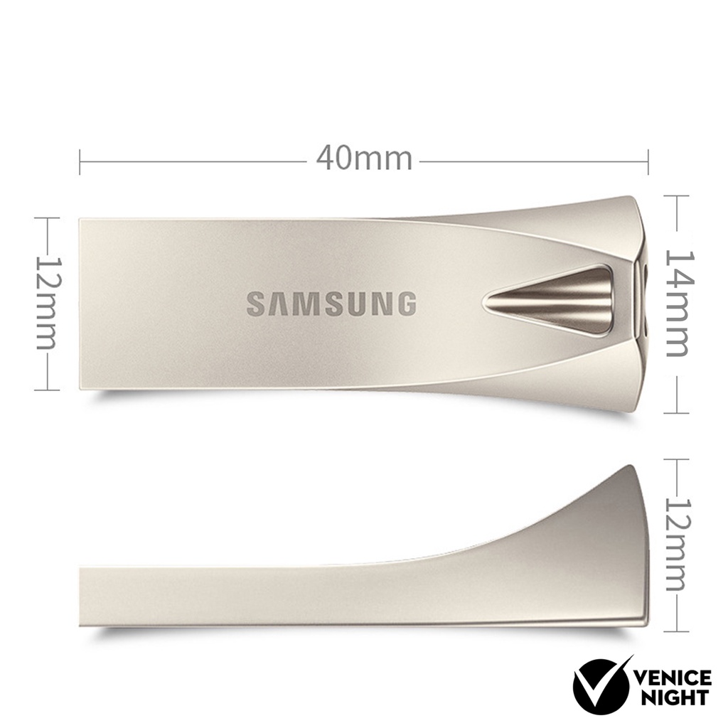 (SF) Samsung 128GB / 256GB / 512GB / 1TB / 2TB U Disk Memory Card Reader USB 3.0 High Speed Bahan Metal