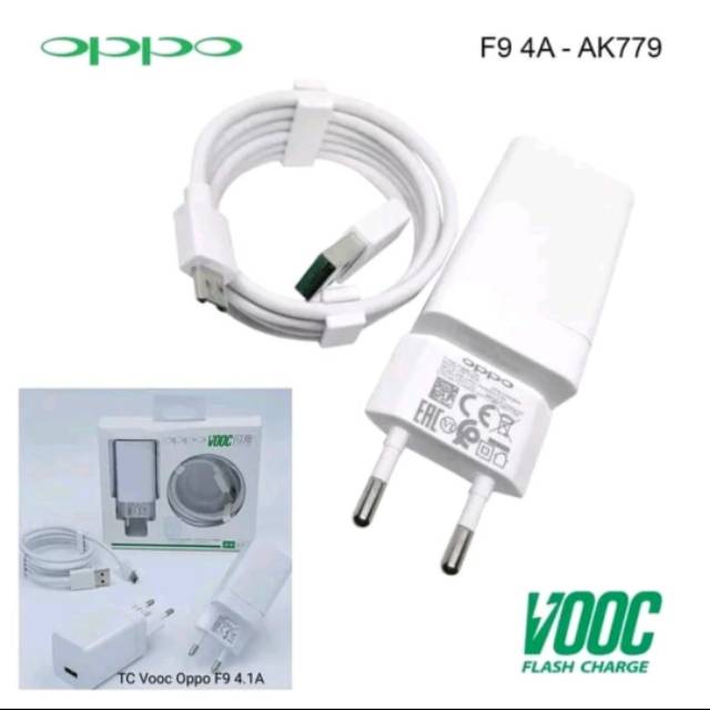 TC ORI 100 PERSEN OPPO F9 AK779 4.1 AMPER VOOC - TRAVEL CARGER CASAN CAS TC CHARGING OPPO ORIGINAL