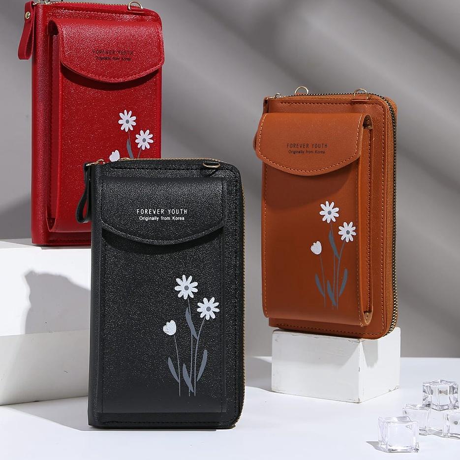 Forever Youth Tas Slempang Wanita Motif Bunga Style Wanita Korea Import Real Pict - Q188 ◦ SIP.20Au2