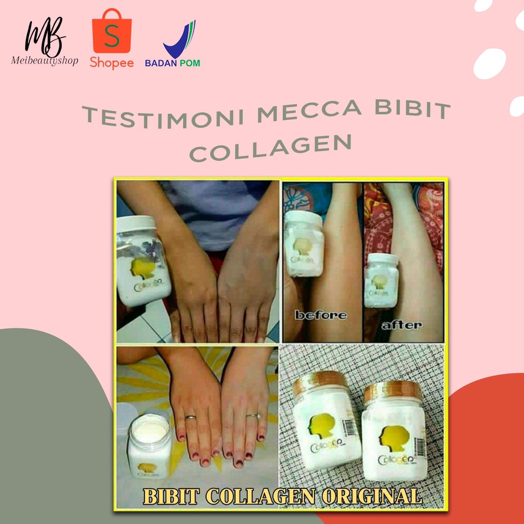 Mecca Anugrah Collagen Body Lotion by SYB Original 100% (Bitcol) | Pemutih Tubuh | Pelembab | BPOM